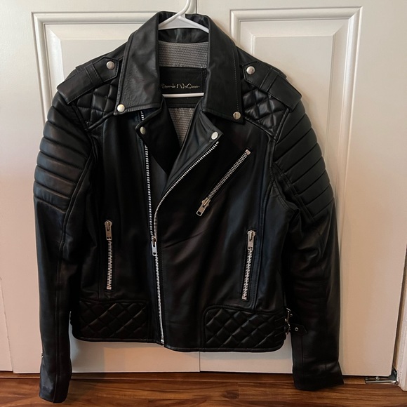 Brando & McQueen Other - Mens black leather jacket - similar to AllSaints